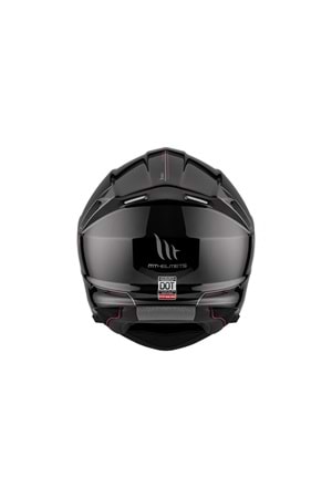 MT Genesis Sv Solid A1 Parlak Siyah Çene Açılır Kask