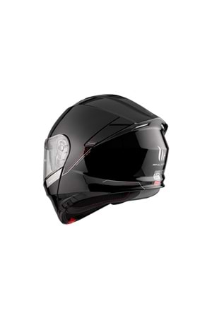 MT Genesis Sv Solid A1 Parlak Siyah Çene Açılır Kask