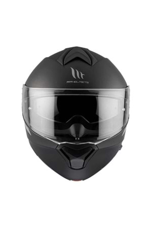 MT Genesis Sv Solid A1 Mat Çene Açılır Kask SİYAH