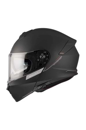 MT Genesis Sv Solid A1 Mat Çene Açılır Kask SİYAH