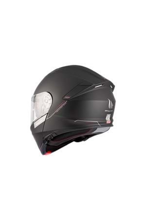 MT Genesis Sv Solid A1 Mat Çene Açılır Kask SİYAH