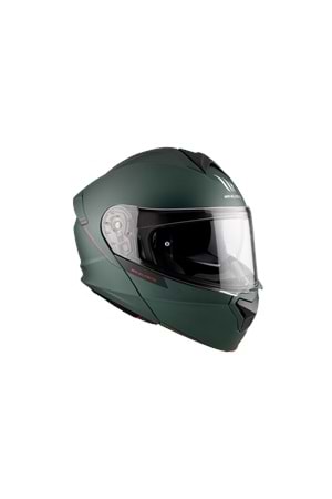 MT Genesis Sv Solid A6 Mat Yeşil Çene Açılır Kask
