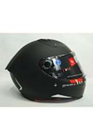 MT Kask Revenge 2 Solid A1 Matt Black Şeffaf Vizörlü MAT SİYAH