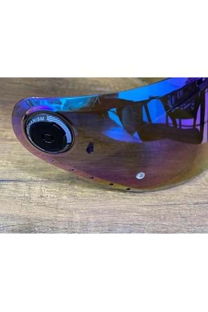 Mt Vizör V-28 İridyum Renk Kask Camı