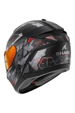 Shark Rıdıll 2 Molokai Mat Kırmızı Siyah Kapalı Kask