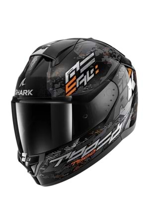 Shark Rıdıll 2 Molokai Kapalı Turuncu Siyah Kask