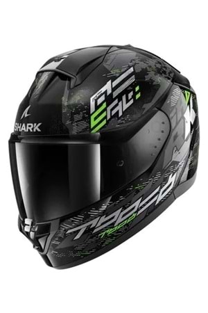 Shark Rıdıll 2 Molokai Mat Yeşil Siyah Kapalı Kask