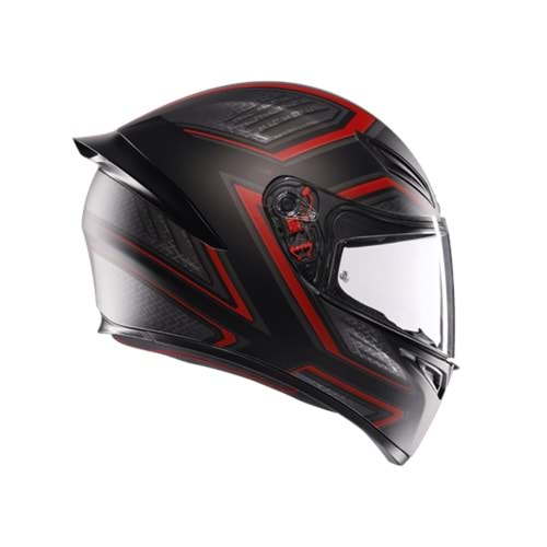 Agv K1 S Sling Matt Black Red Kapalı Kask