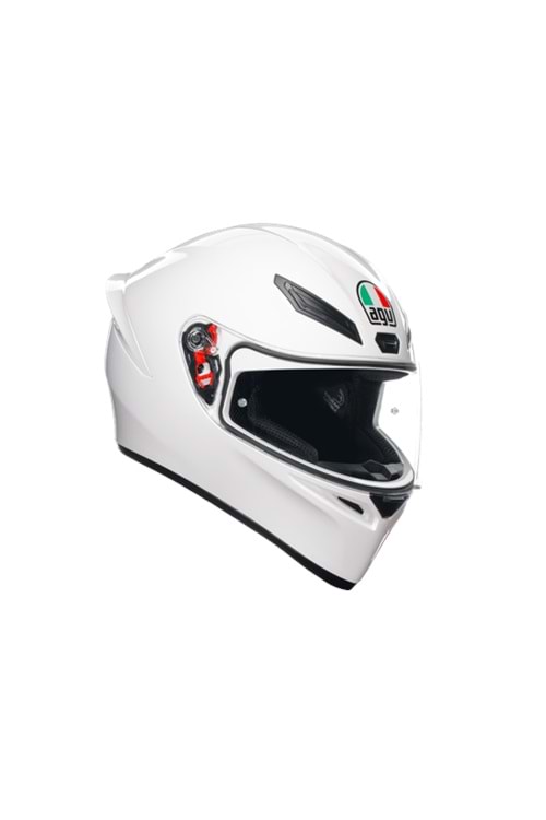Agv K1 S Mono White Kapalı Kask