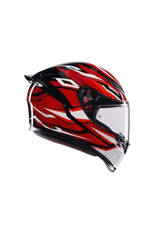 Agv K1 S Lion Black Red White Configuration Kapalı Kask