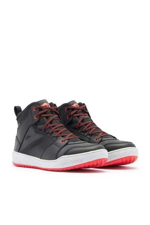 Dainese Suburb Black White Red D-WP Ayakkabı