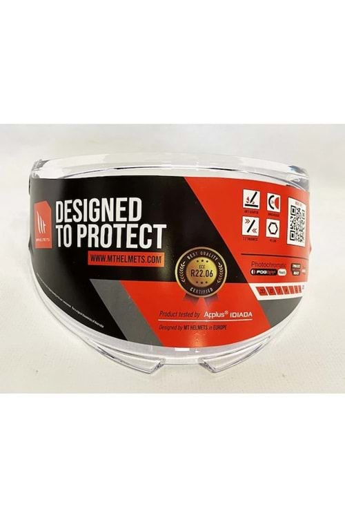 Mt Vizör V-28 Thunder 4 Kask Camı Şefaf