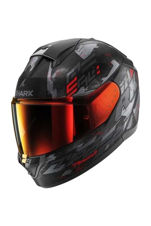Shark Rıdıll 2 Molokai Mat Kırmızı Siyah Kapalı Kask