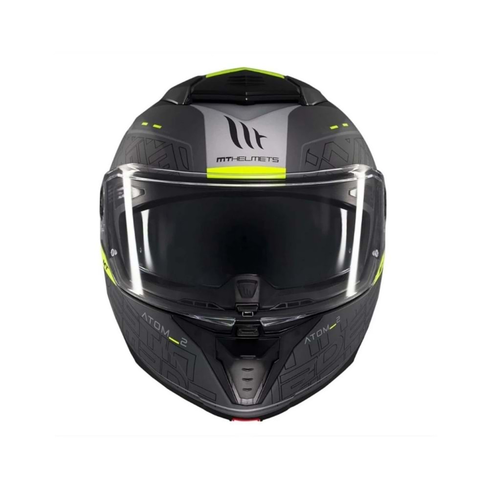 Mt Helmets Atom 2 Sv Destiniy C2 Mat Siyah Çene Açılır Kaskı