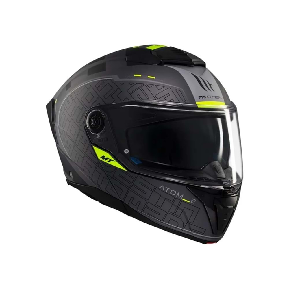 Mt Helmets Atom 2 Sv Destiniy C2 Mat Siyah Çene Açılır Kaskı