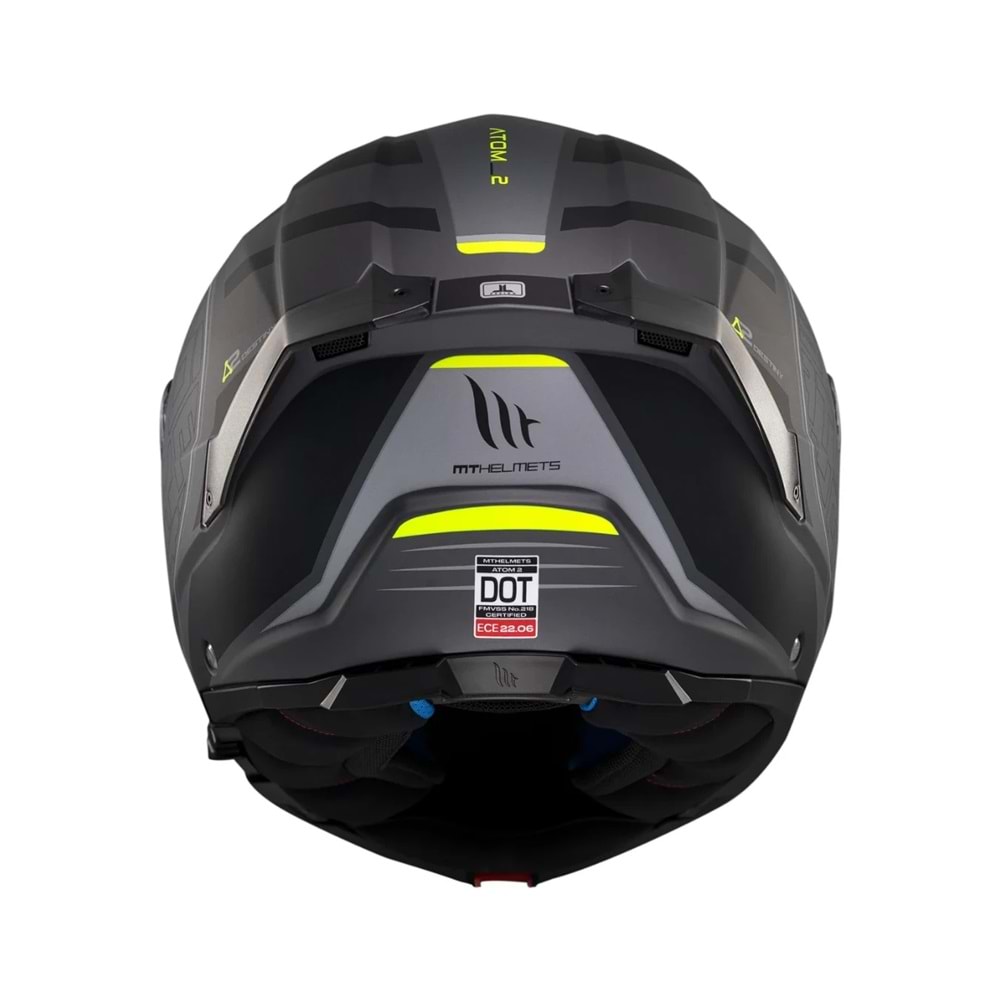 Mt Helmets Atom 2 Sv Destiniy C2 Mat Siyah Çene Açılır Kaskı