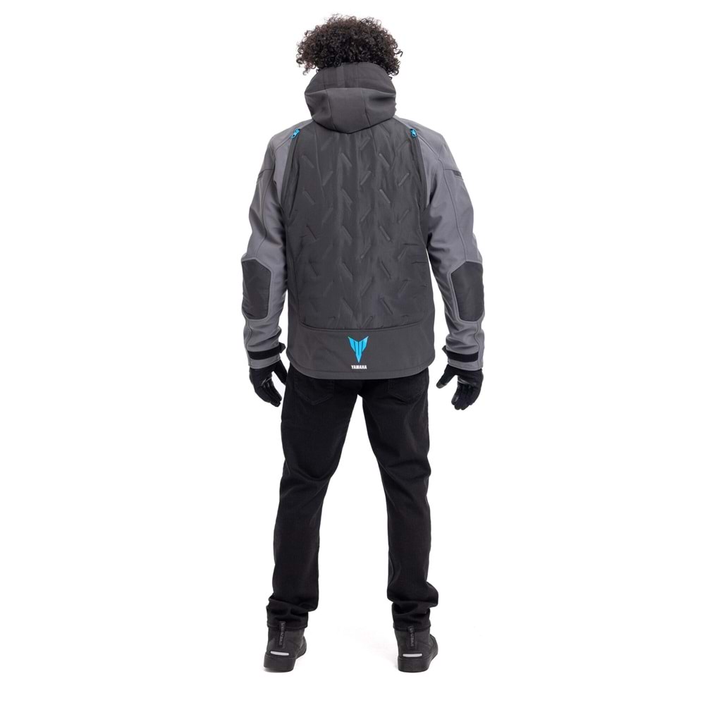 Yamaha Hyper Naked Erkek Sürüş Ceketi GRİ S Beden