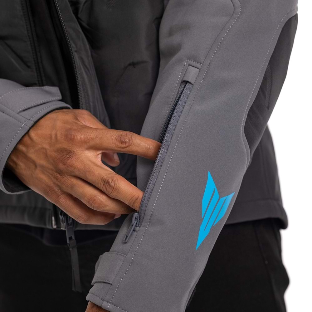 Yamaha Hyper Naked Erkek Sürüş Ceketi GRİ S Beden