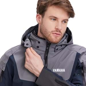 Yamaha Erkekler için Scooter Sürüş Ceketi GRİ S Beden