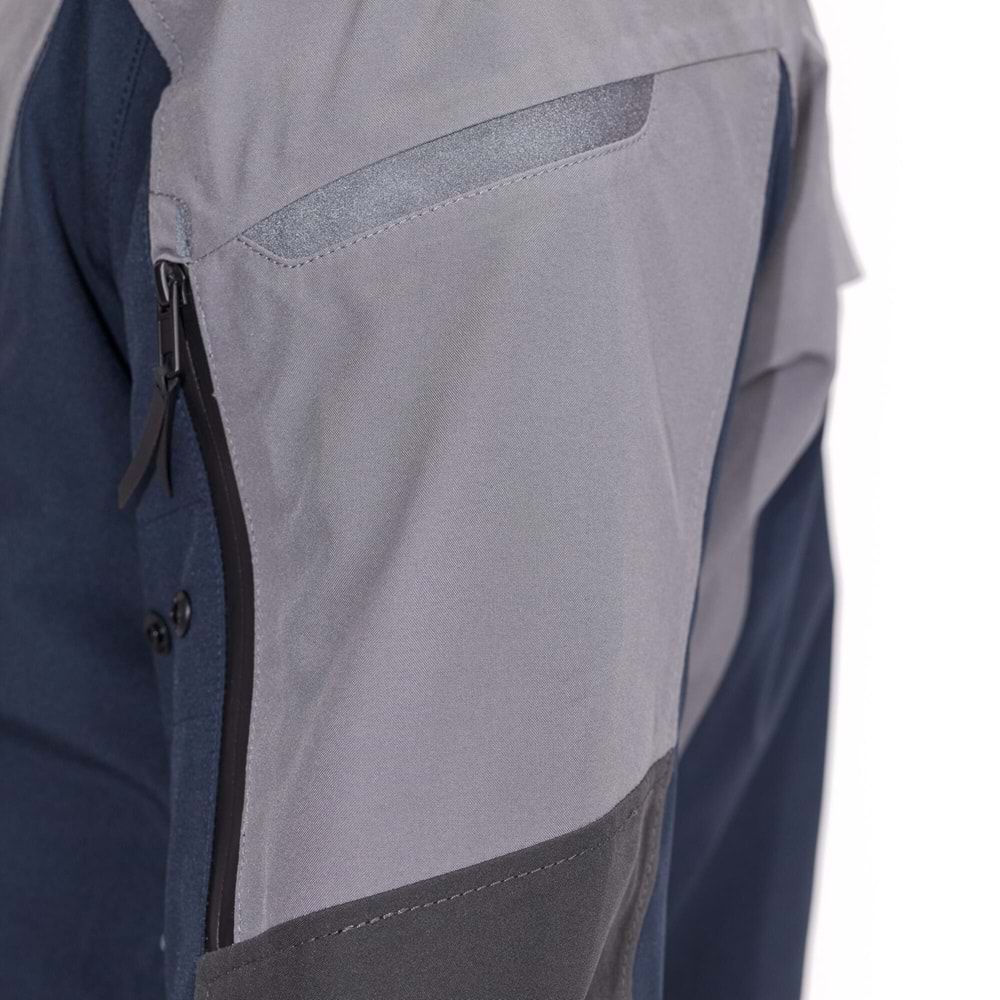 Yamaha Erkekler için Scooter Sürüş Ceketi GRİ S Beden