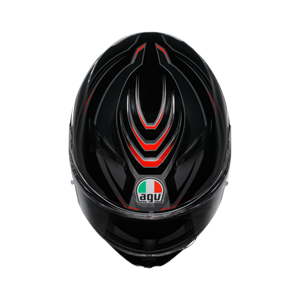 Agv K3 Syth Black Red Kapalı Kask
