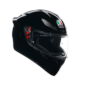 Agv K1 S Mono Black Kapalı Kask SİYAH