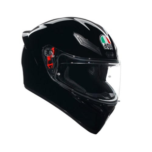 Agv K1 S Mono Black Kapalı Kask SİYAH