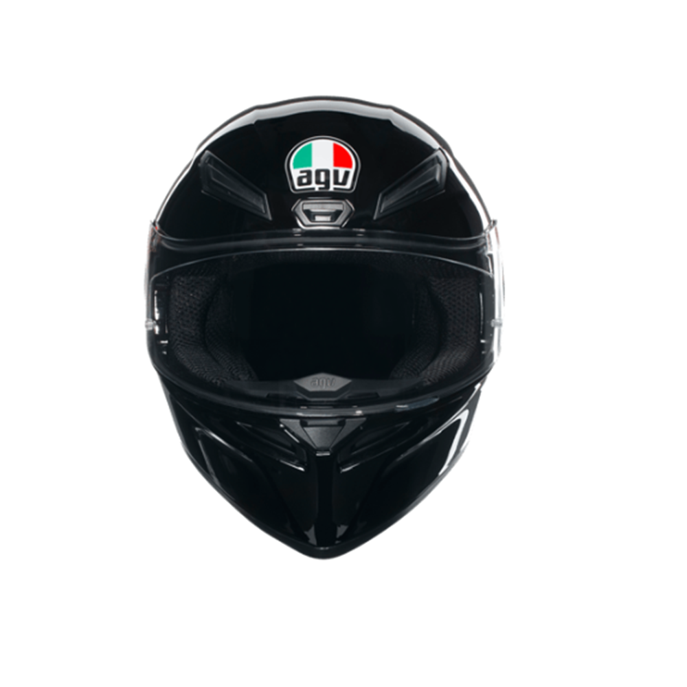 Agv K1 S Mono Black Kapalı Kask SİYAH