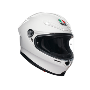 Agv K6 S Mono White Kapalı Kask