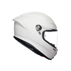 Agv K6 S Mono White Kapalı Kask