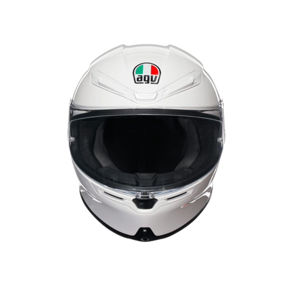Agv K6 S Mono White Kapalı Kask