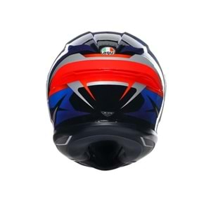 Agv K6 S Slashcut Blue Red Kapalı Kask