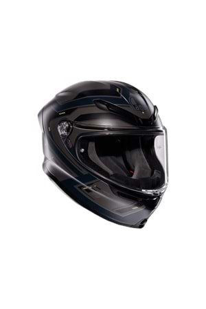 Agv K6 S Mplk Enhance Matt Grey Yellow Fluo Kapalı Kask