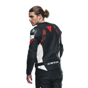 Dainese Avro 5 Blk Red Lava White Deri Mont SİYAH KIRMIZI