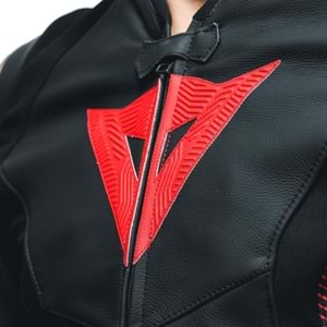 Dainese Avro 5 Blk Red Lava White Deri Mont SİYAH KIRMIZI