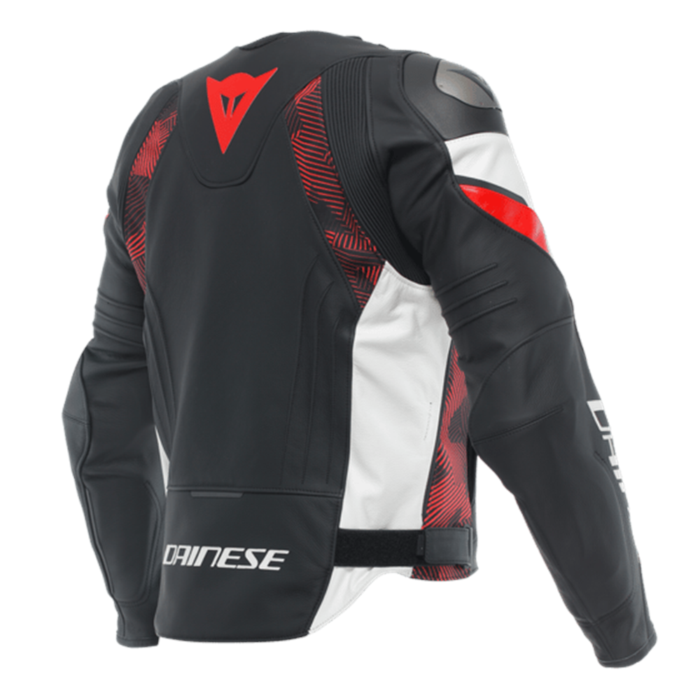 Dainese Avro 5 Blk Red Lava White Deri Mont SİYAH KIRMIZI