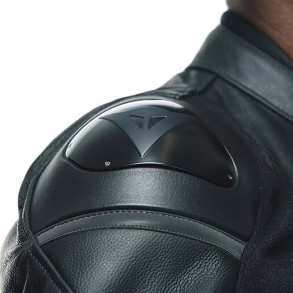 Dainese Racing 4 Black Black Deri Mont GRİ SİYAH