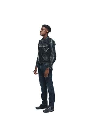 Dainese Racing 4 Black Black Deri Mont GRİ SİYAH