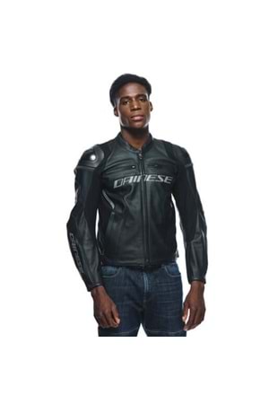 Dainese Racing 4 Black Black Deri Mont GRİ SİYAH
