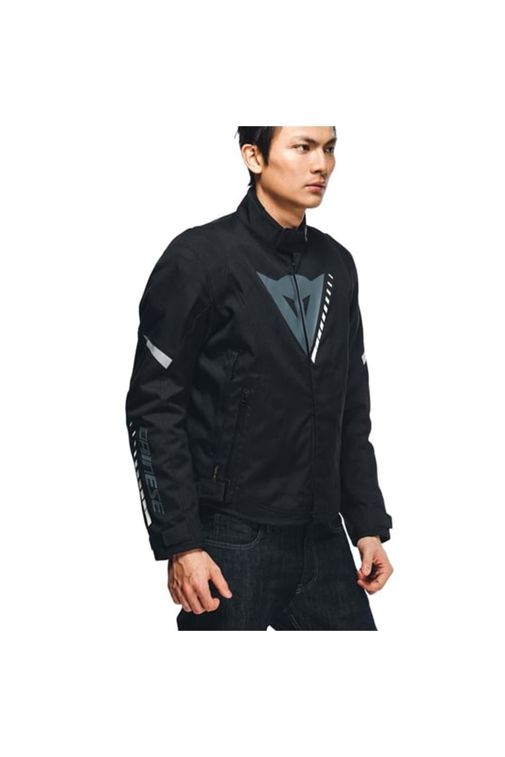 Dainese Veloce Black Charcoal Gray White D-Dry Mont SİYAH BEYAZ
