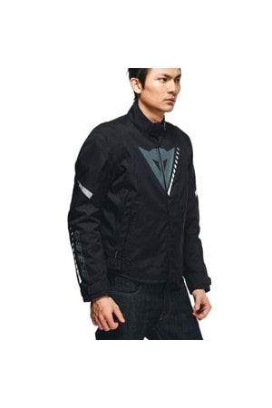 Dainese Veloce Black Charcoal Gray White D-Dry Mont SİYAH BEYAZ