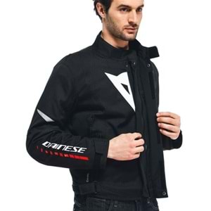 Dainese Veloce Black White Lava Red D-Dry Mont