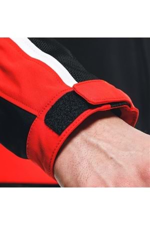 Dainese Hydra Flux 2 Air Black Lava Red D-Dry Mont KIRMIZI