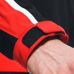 Dainese Hydra Flux 2 Air Black Lava Red D-Dry Mont KIRMIZI