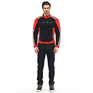 Dainese Hydra Flux 2 Air Black Lava Red D-Dry Mont KIRMIZI