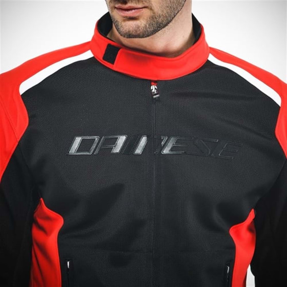Dainese Hydra Flux 2 Air Black Lava Red D-Dry Mont KIRMIZI