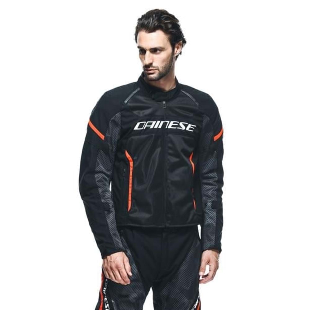 Dainese Air Frame 3 Black Red Fluo Tekstil Mont