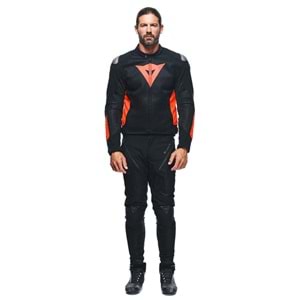 Dainese Energyca Air Black Fluo Red Tekstil Mont KIRMIZI SİYAH