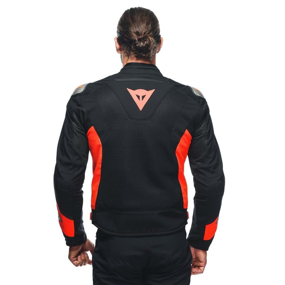 Dainese Energyca Air Black Fluo Red Tekstil Mont KIRMIZI SİYAH