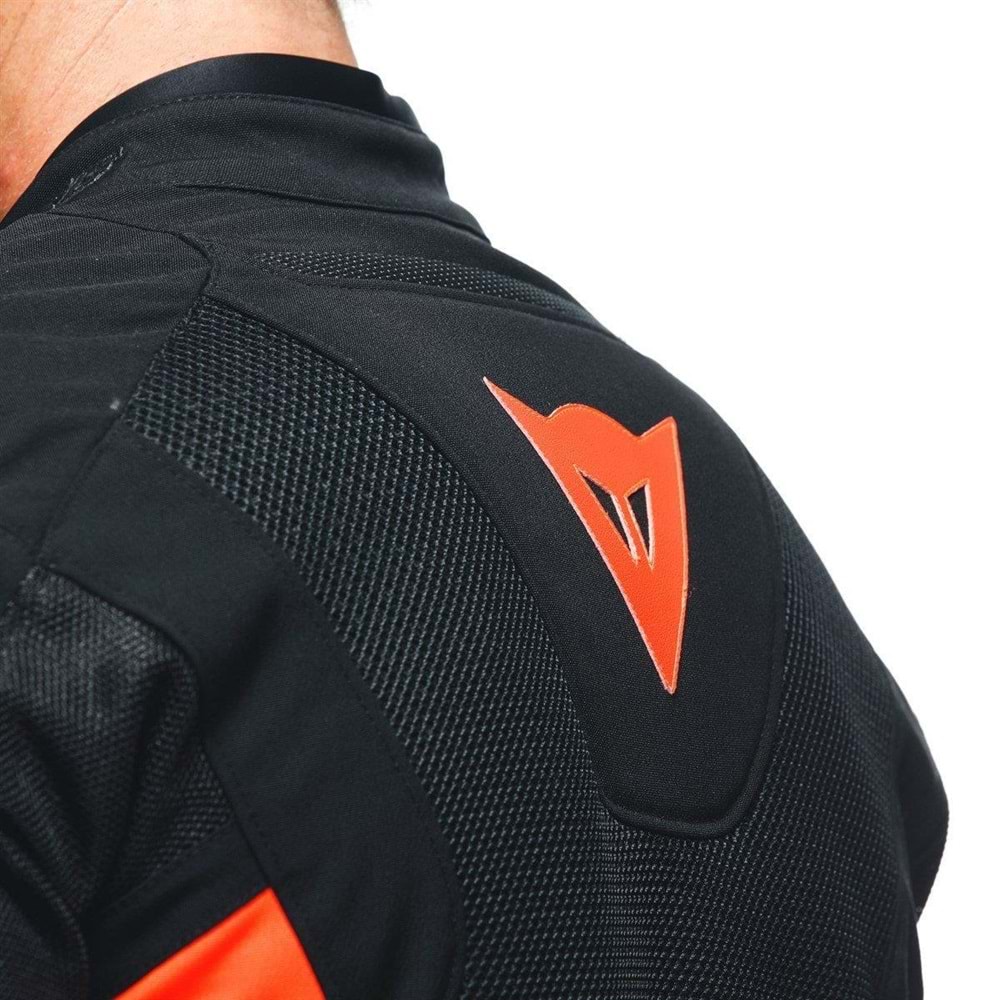 Dainese Energyca Air Black Fluo Red Tekstil Mont KIRMIZI SİYAH
